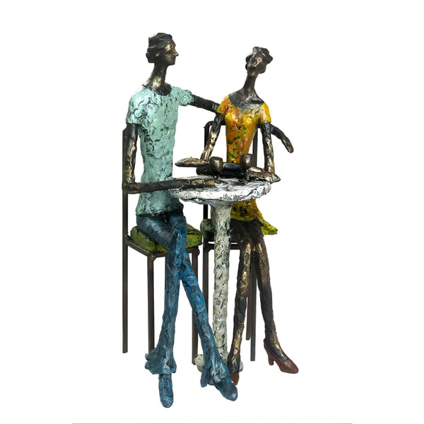 פסל אומנותי יוקרתי 'קפה פריז' מ-GRACIA GALLERY