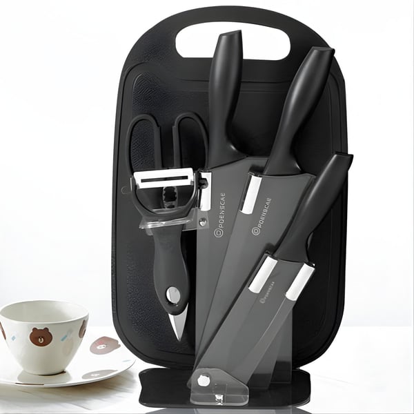 Compact Desktop Knife Holder for Safe Storage