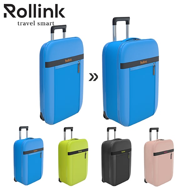 זוג מזוודות חכמות FLEX AURA לעלייה למטוס - Rollink 21''
