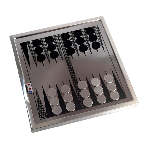 Compact Magnetic Backgammon Set