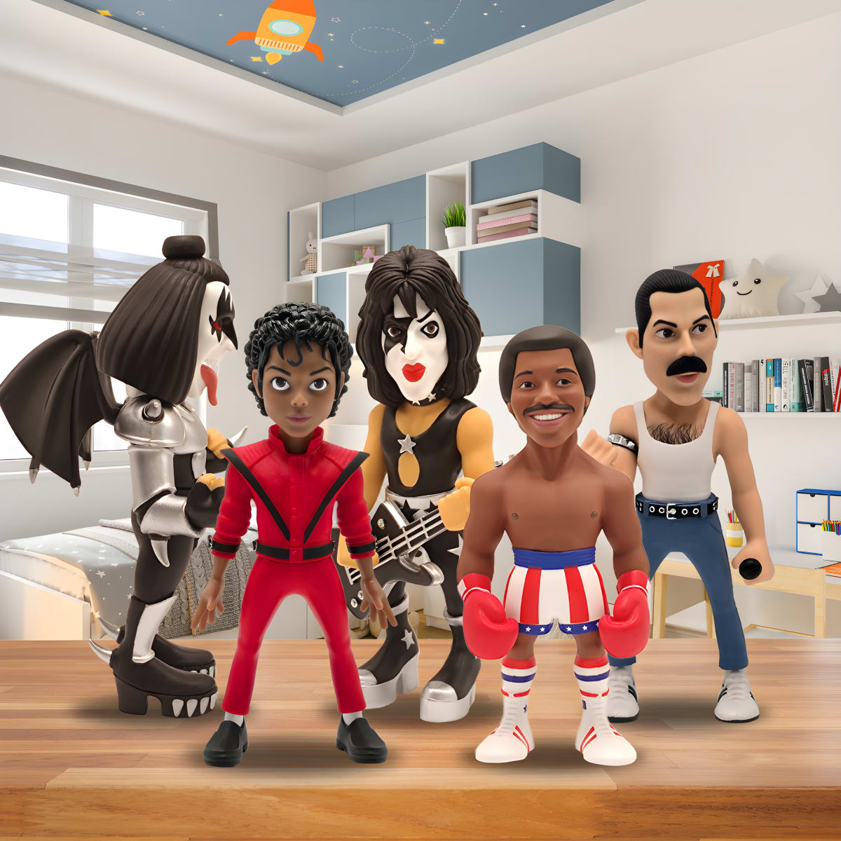 מארז הפתעה עם 5 פסלוני אספנות MINIX