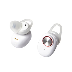 Wireless Bluetooth TWS Earbuds with Charging Dock - White