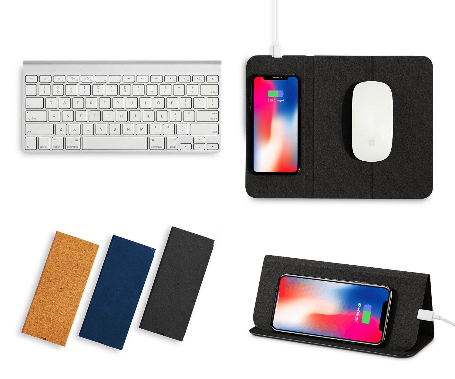 פד עכבר טעינה אלחוטית מתקפל 15W מבית EVERCHARGE