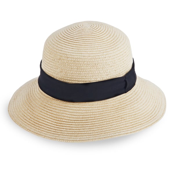 Stylish Wide-Brimmed Straw Hat – Flora