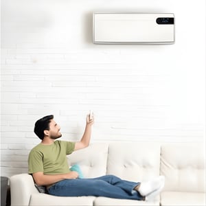 מזגן חימום בעוצמה של 2000W עם WiFi ושלט של SIRIUS LIVING