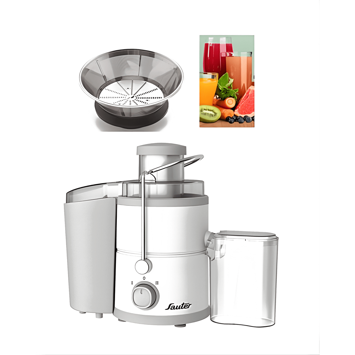 מכונת מיץ סחיטה חזקה ובריאה מבית SAUTER