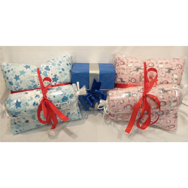 Unique Birth Gift Set: Personalized Baby Pillow and Blanket