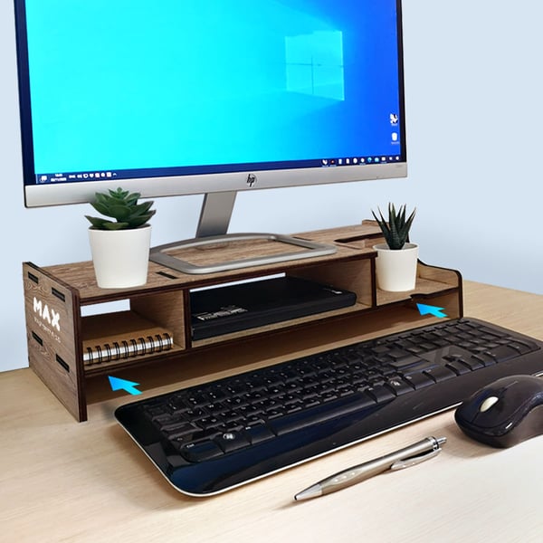 Woodstock Wooden Organizer for Perfect Desk Arrangement