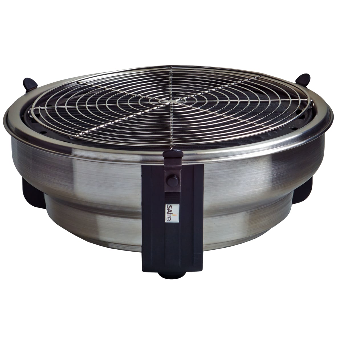 גריל ברביקיו Safire מנירוסטה מעוצבת עם פחמים נטולי עשן