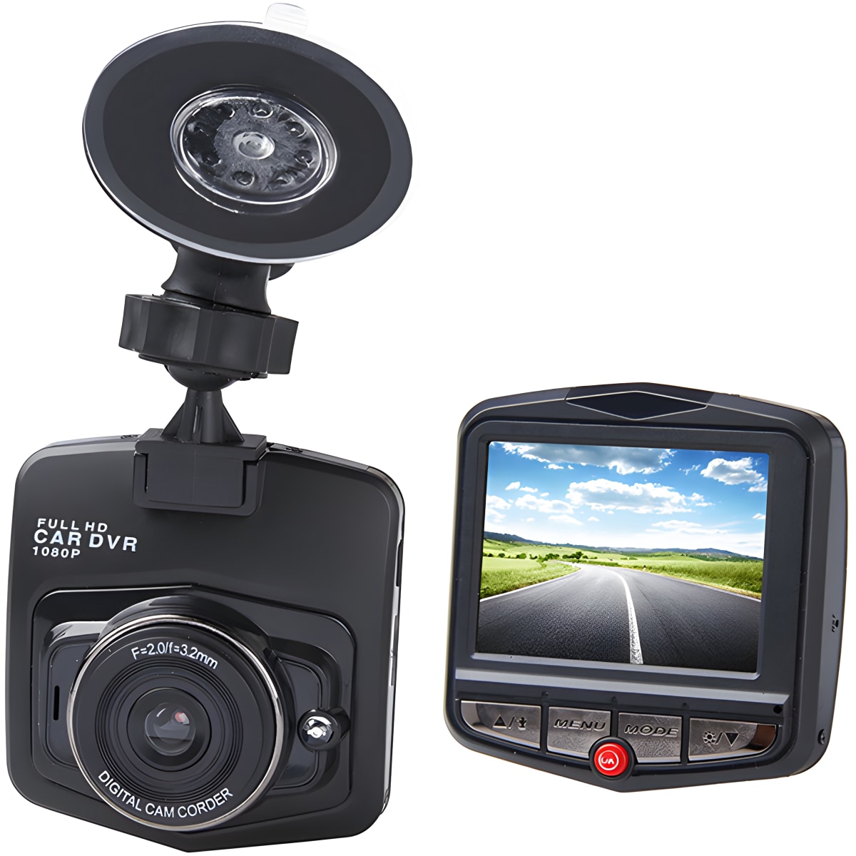 מצלמת רכב HD דנוור עם מסך LCD