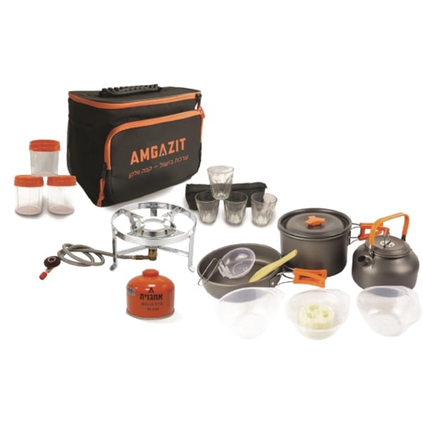 Outdoor Coffee & Cooking Set with Alpine Vulcan Stove