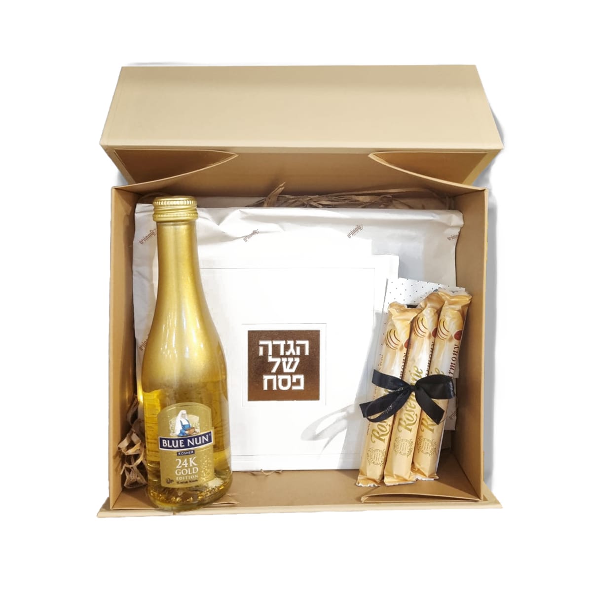 מארז מתנה יוקרתי לפסח בזהב