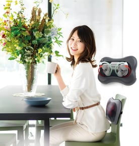 כרית עיסוי שיאצו רוטטת עם חימום