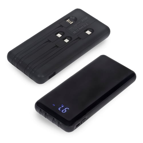 סוללה ניידת חכמה 10,000mAh למכשירים ניידים - פלאס