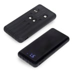 סוללה ניידת חכמה 10,000mAh למכשירים ניידים - פלאס