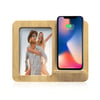 Bamboo Photo Frame with Wireless Charger "Charge Frame"