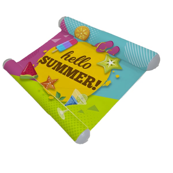 ערסל מים זוגי ענק לחוויית קיץ מושלמת