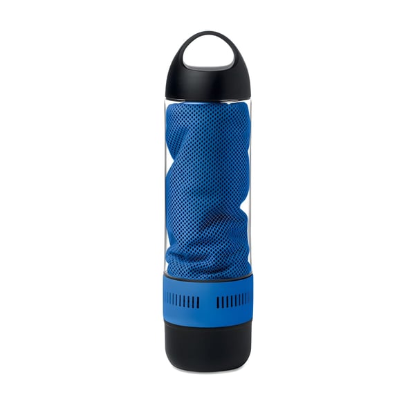 Wireless Speaker with Bamboo Design & Fabric Top