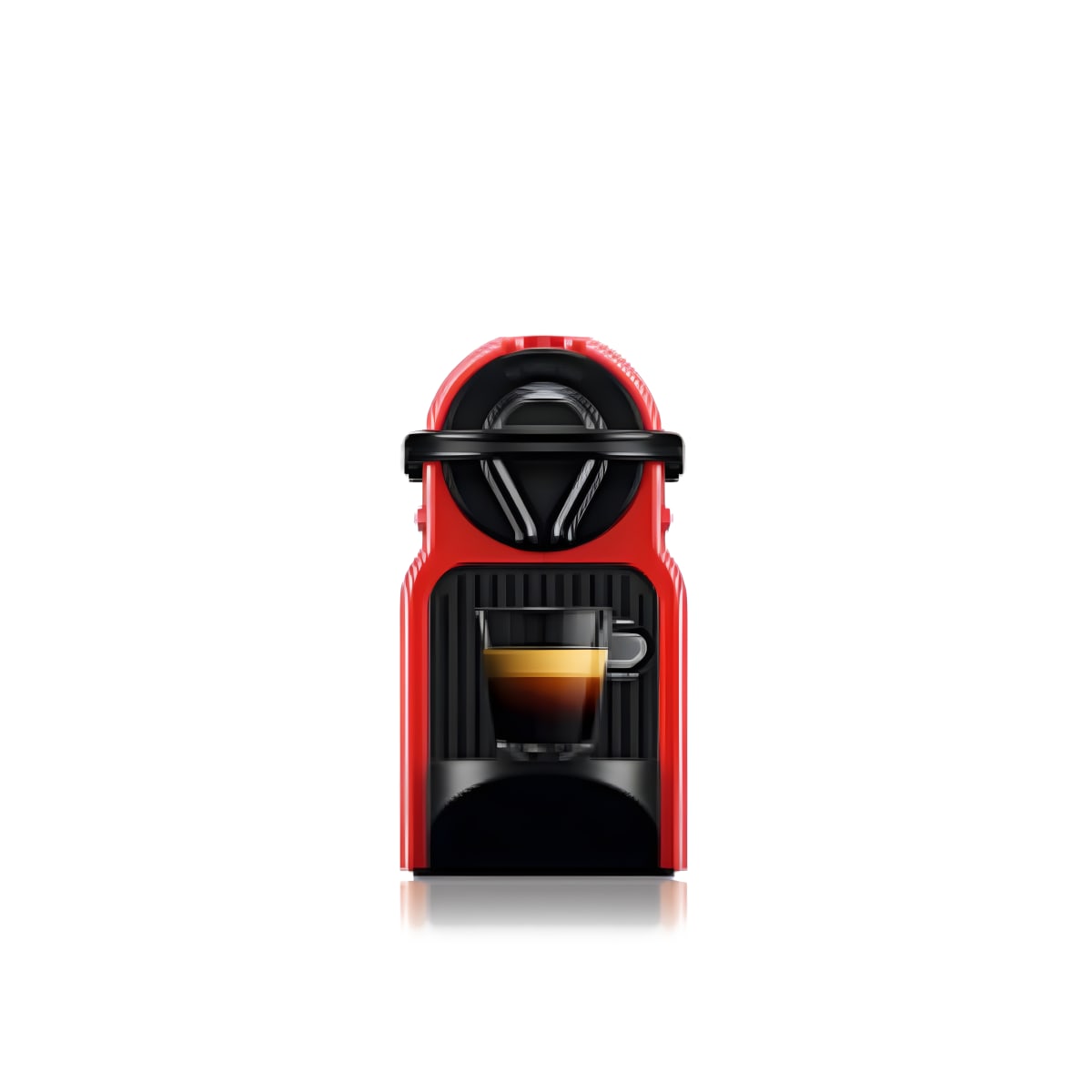 מכונת אספרסו אדומה מעולה NESPRESSO Inissia C40 עם קפסולות