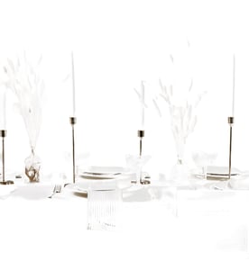 ערכת הגשת שולחן מודרנית לארוחות חגיגיות