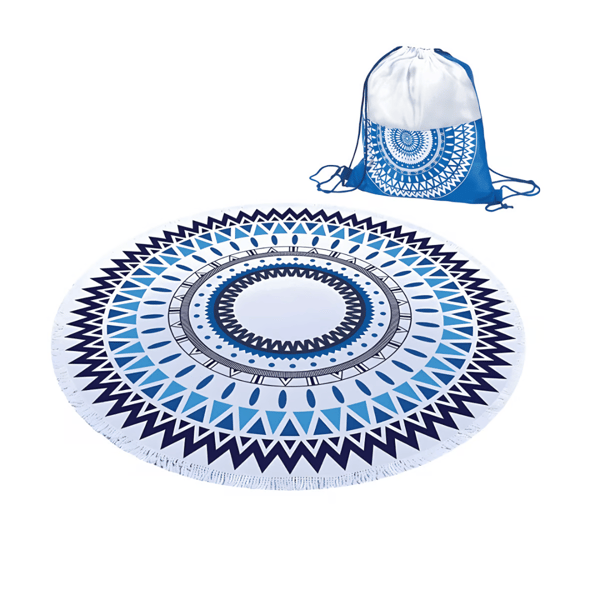 מגבת חוף עגולה דרייפיט עם נרתיק נשיאה