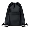 Large Polyester Drawstring Bag with Secure Front Pocket
