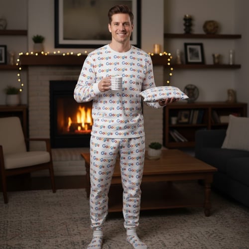 סט חורף מפנק: פיג'מה, כרית חימום, תיק שרוכים, ספל וגרביים