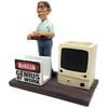 Integrated 'Tech Genius' Desktop Stand with Pen Holder and Business Card Holder