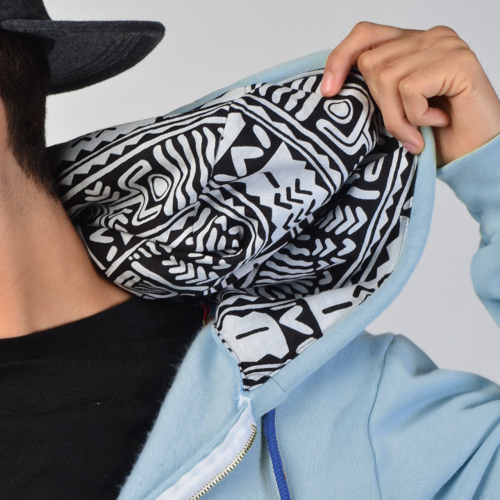 בטנה מודפסת מבד ננו-ספאן רך לקפוצ'ון