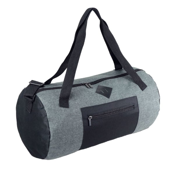 Two-Toned Sport Duffel Bag with Long Straps