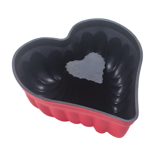 תבנית אפייה אלומיניום בצורת לב - אפייה אחידה ונקייה