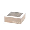 Elegant Wooden Tea Box with Compartments