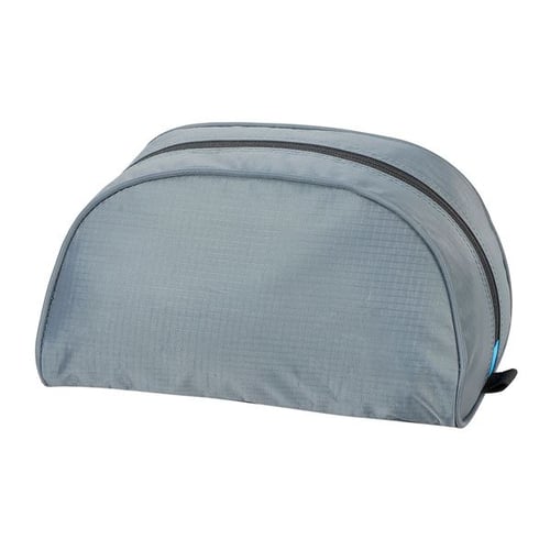 תיק רחצה טולדו  - אפור כהה/טורקיז