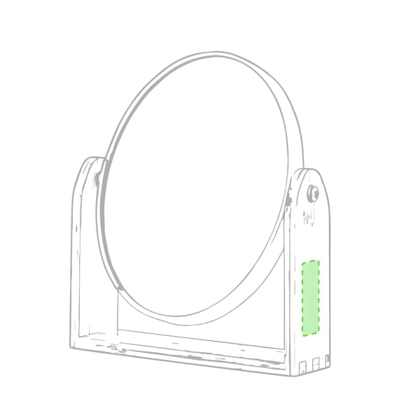 Rinoco Bamboo Table Mirror