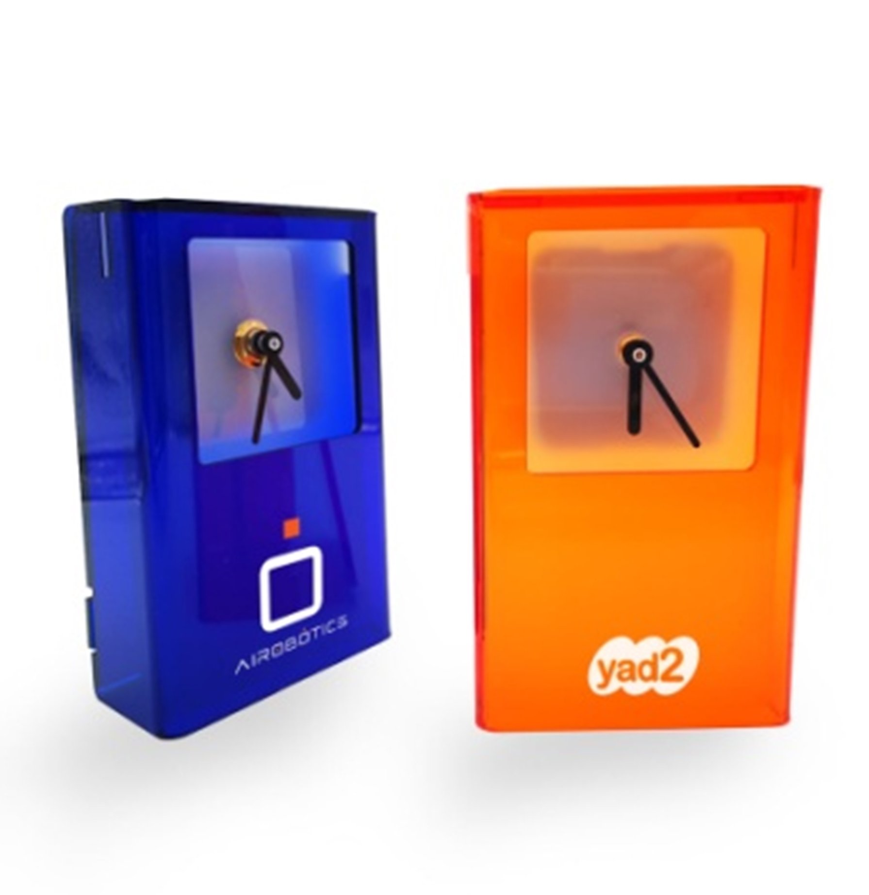 שעון שולחני תיקתק עשוי פלסטיק שקוף