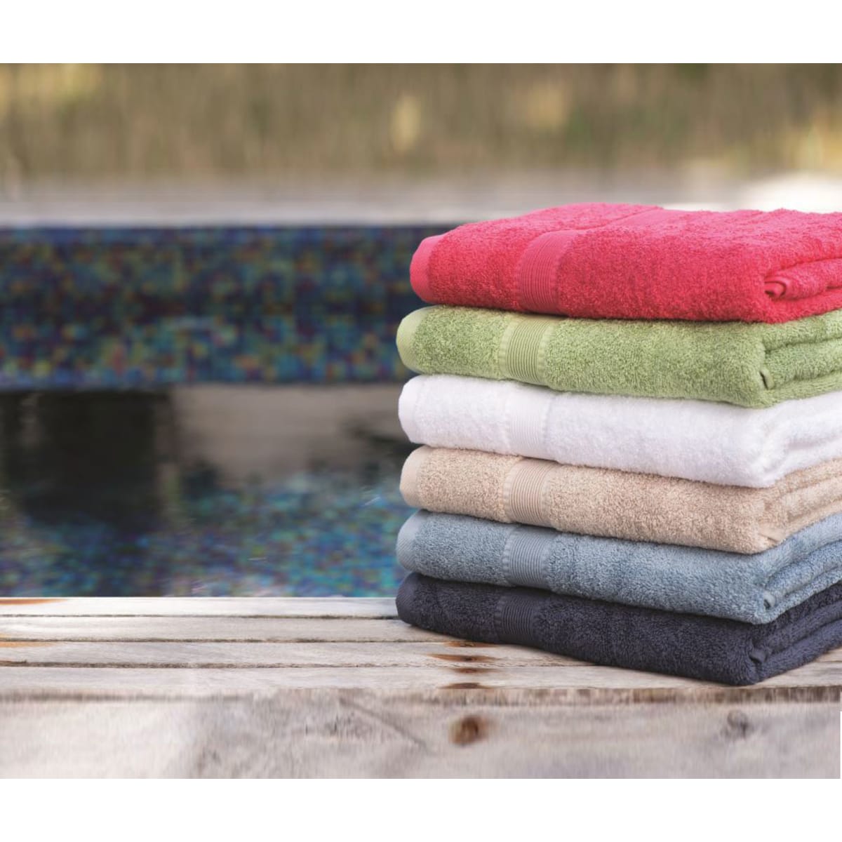 מגבות 100% כותנה צבעוניות 50x90 - מתנה יוקרתית