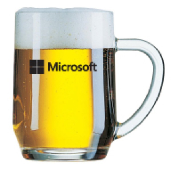 כוס בירה סרמוני עם ידית 560 מ"ל