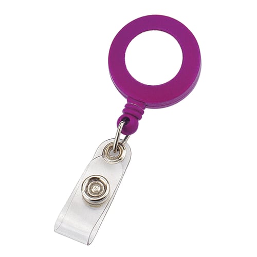 מחזיק תג עובד עגול עם חוט משיכה קפיצי - טריק פרוסטי