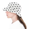 Stylish Hat with Colorful 'Evil Eye' Print - Made in Israel
