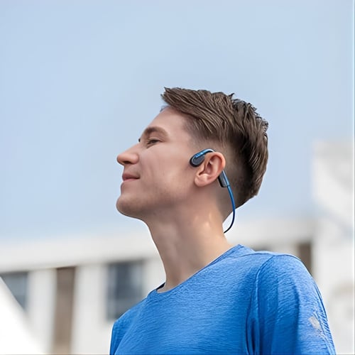 SHOKZ OPENMOVE Bone Conduction Headphones in Grey