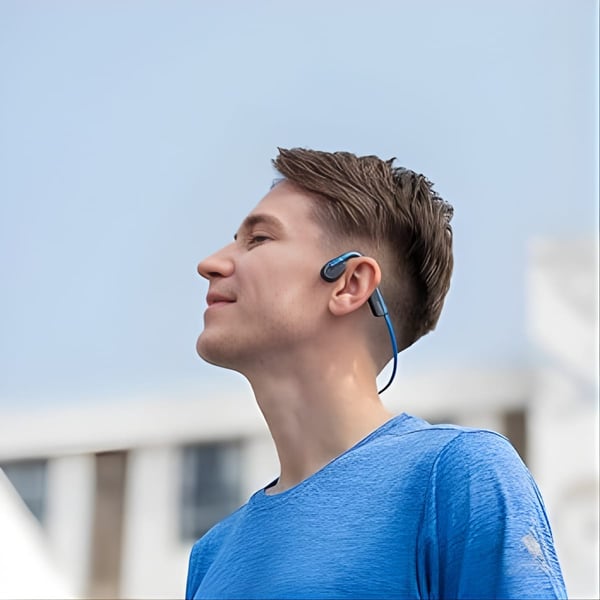 SHOKZ OPENMOVE Bone Conduction Headphones in Grey