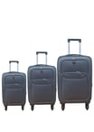 Polo Swiss Expandable Trolley Luggage Set in Sizes 20, 24, 28 Inch