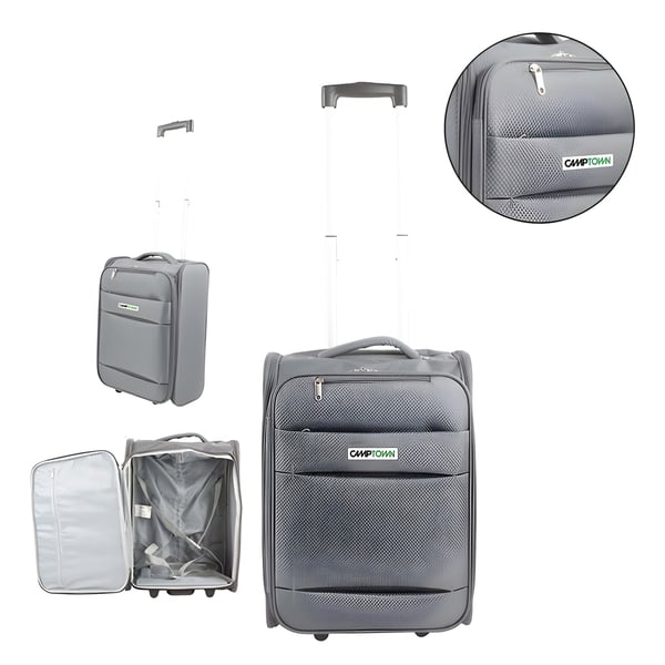 Foldable Grey Suitcase 'BAKU CAMPTOWN' 19-Inch