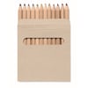 12-Piece Colored Pencil Set in Recycled Carton