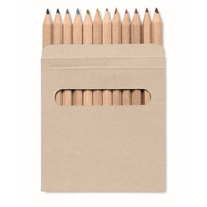 12-Piece Colored Pencil Set in Recycled Carton