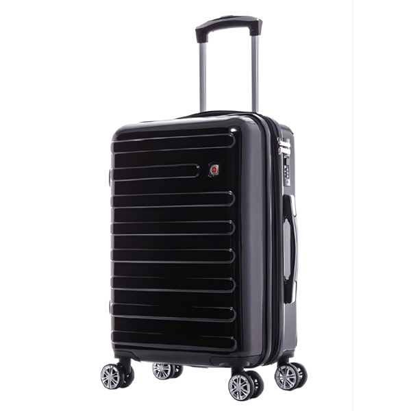 Expandable Carry-On Suitcase POLOSWISS PRO Polycarbonate 20 Inch