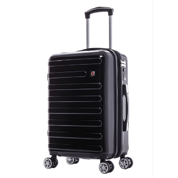 מזוודת עלייה למטוס מתרחבת POLOSWISS PRO פוליקרבונט 20 אינץ׳