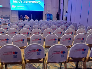 Stylish Chair Back Cover for Rounded Conference Chairs - 40/40 cm