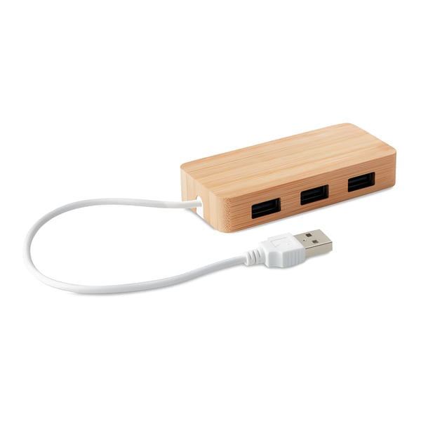 מטען USB בעיצוב עץ אלגנטי