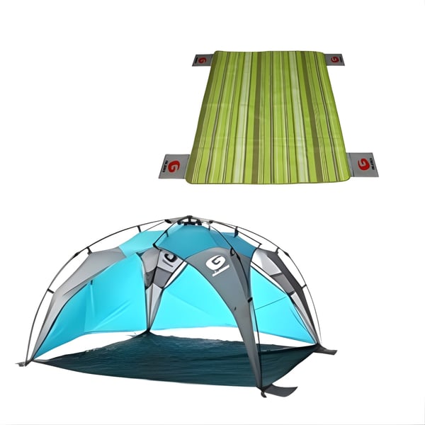 Modern Nirvana Tent with Double Mat - Enjoy Perfect Beach Relaxation